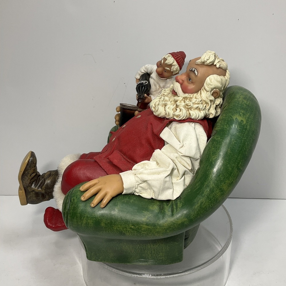 Kurt S. Adler Vintage Fabriche Coca Cola Santa And Elf No Box - Picture 8 of 13